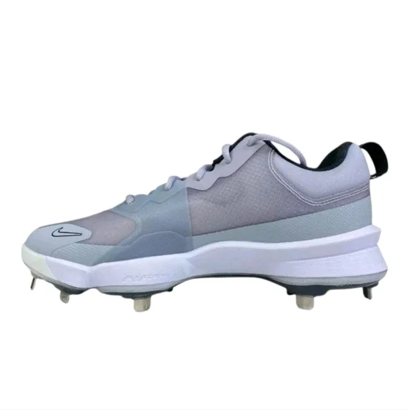 Nike FB2907 002 Force Zoom Trout 9 Pro Metal Baseball Cleats Pewter Black US 13 - Picture 3 of 6